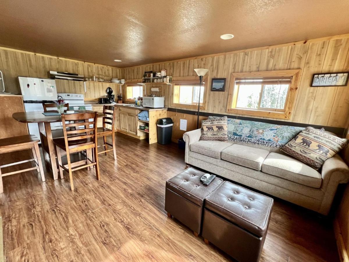 Denali Park View Family Log Cabin Экстерьер фото